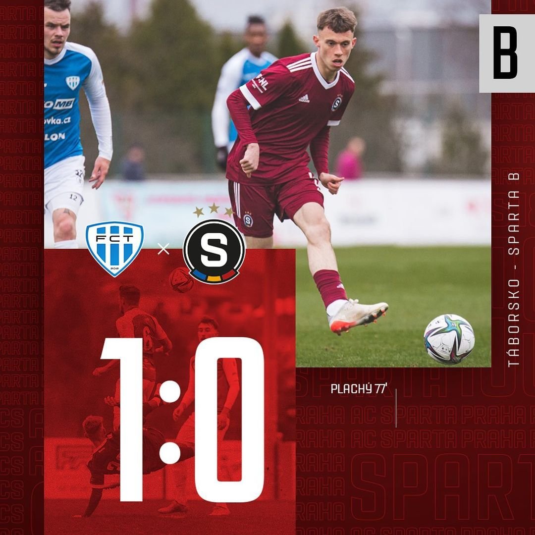 ?️-TÝM | ⏰ KONEC

Sparta B odjíždí z Tábora bez bodového zisku.
#acspartaB